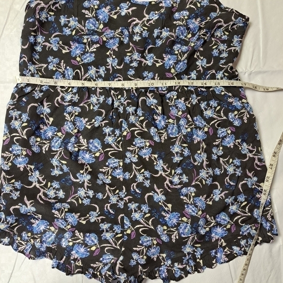 FREE People Floral Strappy Romper - Picture 8 of 9